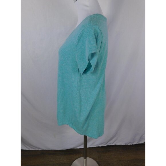 Lucky Brand Teal Medallion Graphic Tee Boho Witch M - Picture 6 of 10